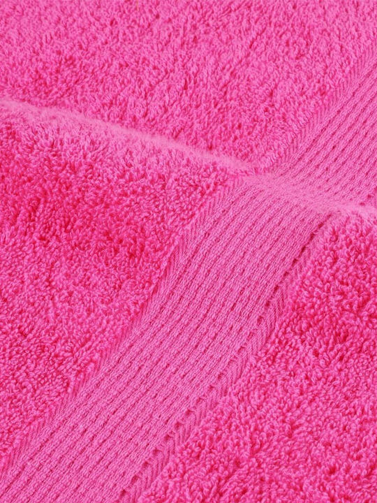vidaXL Bath Towel Set 4pcs Pink Weight 600gsm