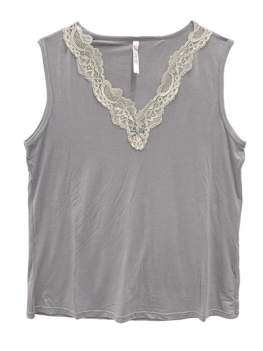 Ansin Summer Women's Pyjama Set Grey
