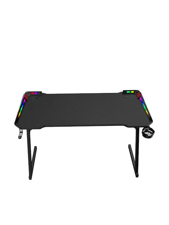 Γραφείο Gaming Ξύλινο Led με LED 118x66.5x74εκ.