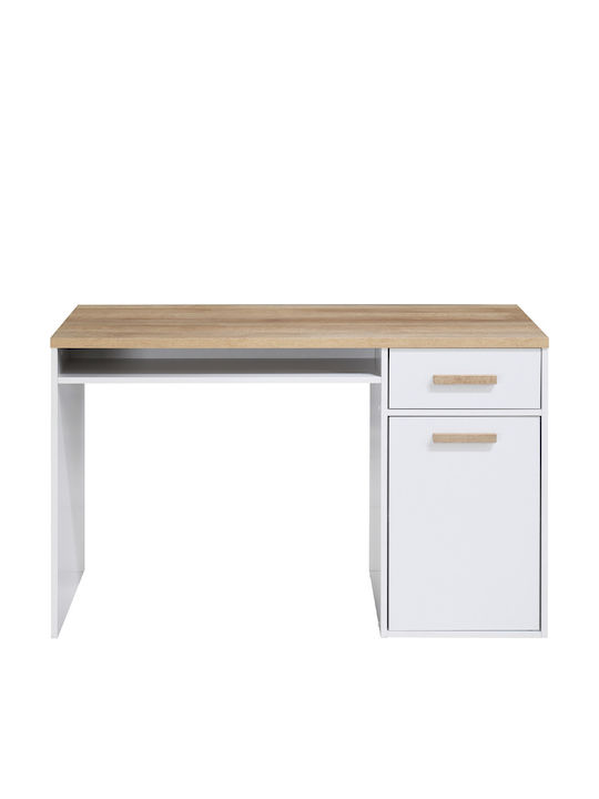 Schreibtisch Student Holz Weiß 120x50x76cm