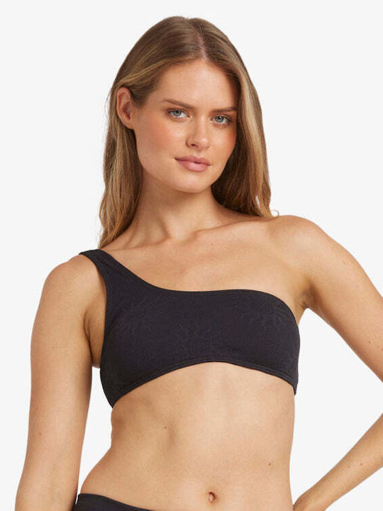 Sun Bikini Mit Einer Schulter Schwarz Pebble Schulter Tank