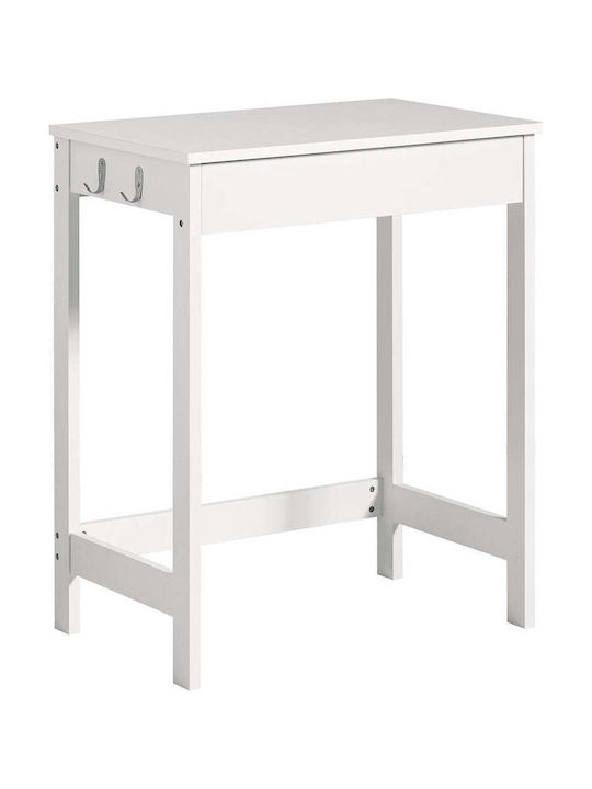Schreibtisch Holz White 60x76x40cm