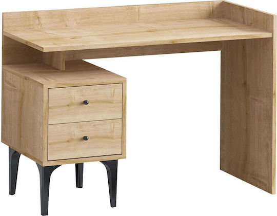 Birou Puuk 100x45x80cm Stejar-Negru Birou Puuk 100x45x80cm Stejar-Negru