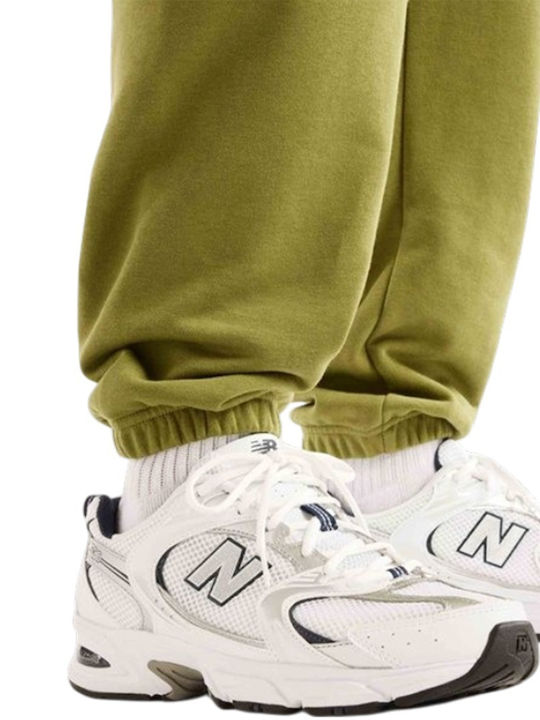 Sport Sweatpants with Elastic Green