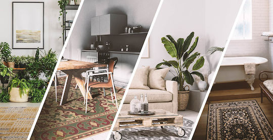Tulup Kitchen Runner Mat Brown 80x120cm