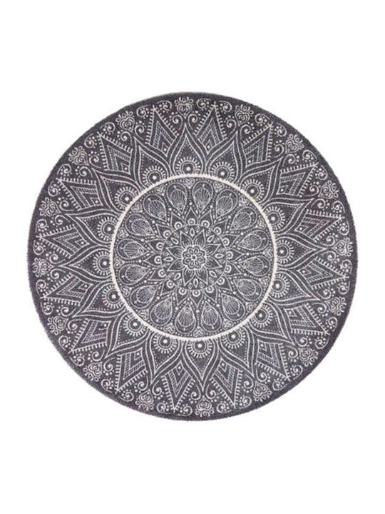 Sdim Round Kitchen Mat Non-Slip Base Universal 920 Mandala Φ100cm