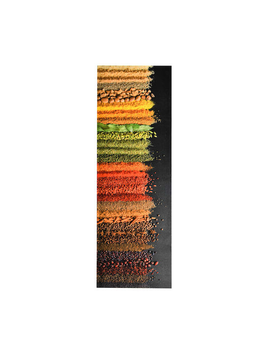 vidaXL Spices Kitchen Mat Runner with Anti-slip Underlay Multicolour 60x180εκ.