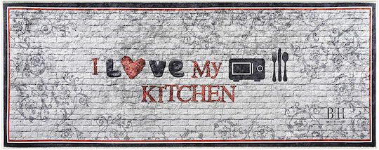 Beauty Home Kitchen Mat Runner Waterproof Gray 60x160cm