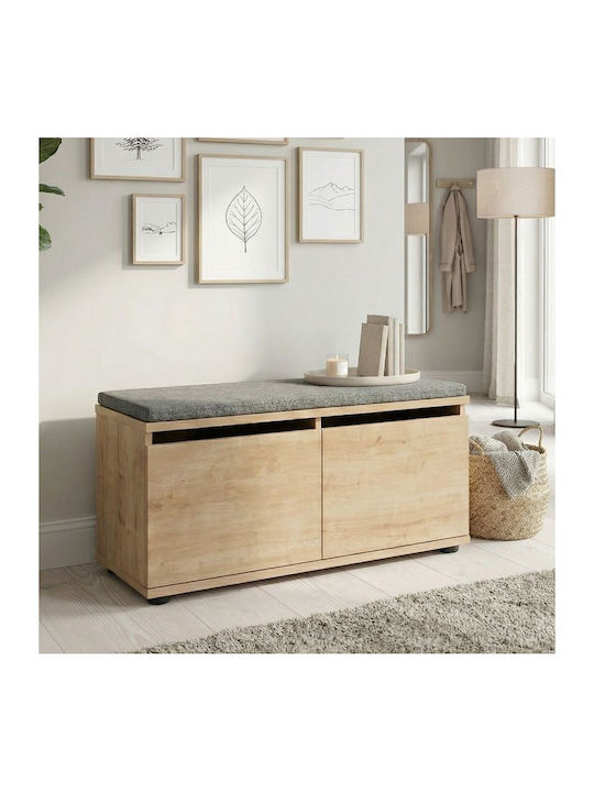 Holz Schuhschrank Twain 80x35x42cm