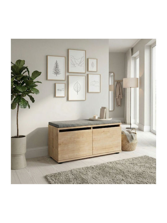 Holz Schuhschrank Twain 80x35x42cm