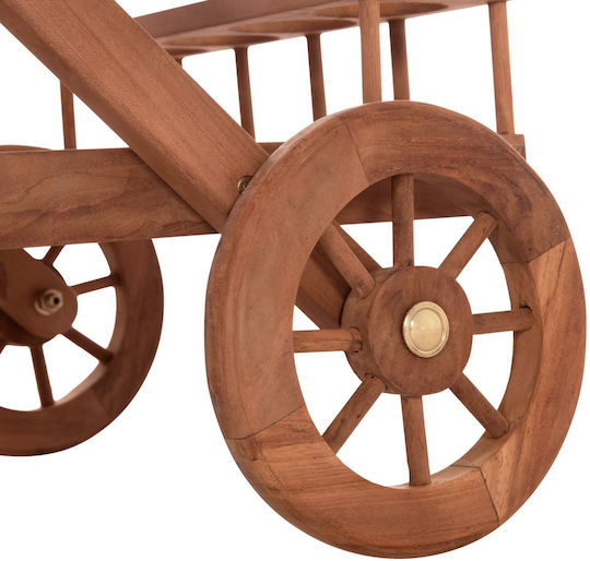 Wood Garden & Terrace Table Natural 86x56x80cm