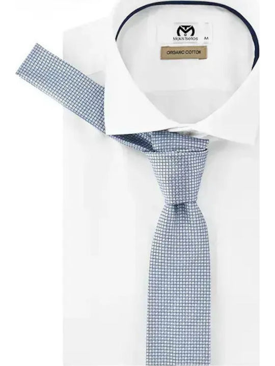 Boss Herren Seidenkrawatte in Blau Farbe