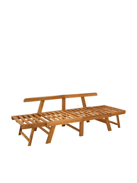 Bancă De Exterior Din Lemn Cu Perne 162x72x65cm