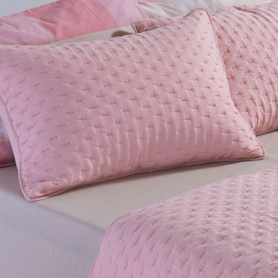 Nef-Nef Homeware Homeware Σετ Μαξιλαροθήκες Pink 52x72εκ.