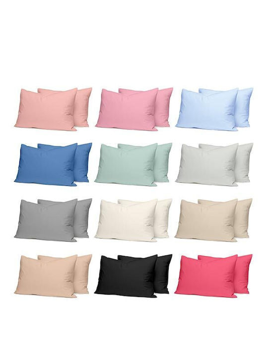Sunshine Feelings Pillowcase Set with Envelope Cover Lila 102 50x70cm.