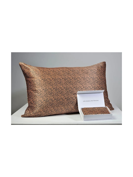 Down Town Home Mulberry Kissenbezug mit Umschlagumschlag Gold 50x76cm
