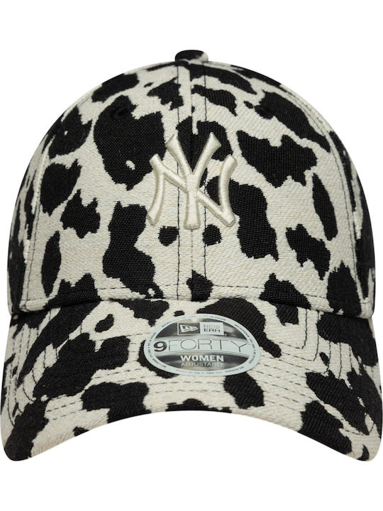 New Era 9forty New York Yankees Womens Mlb Cow Midi Black Cap