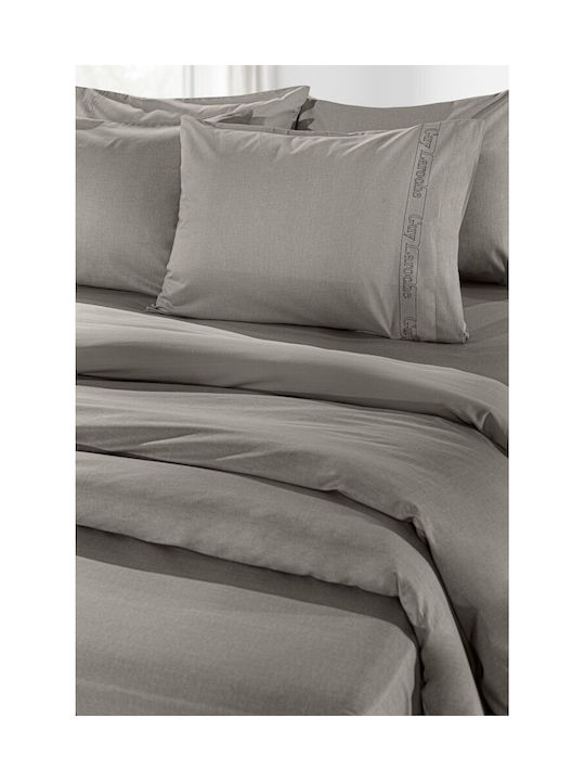 Guy Laroche Color Plus Σετ Μαξιλαροθήκες με Φάσα Dark Wenge 50x70εκ.