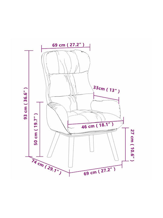 Sessel Red 69x74x93cm