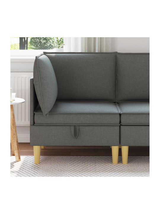 Dunkelgrauer Sessel Dunkelgraue Farbe 70x70x82cm