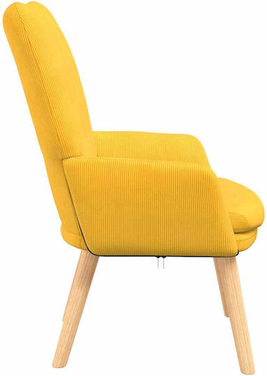 Sessel Light Yellow 63x67x94cm