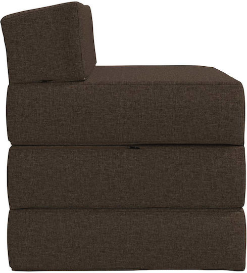 Multifunctional Bean Bag Chair Brown Sofa 200x70cm