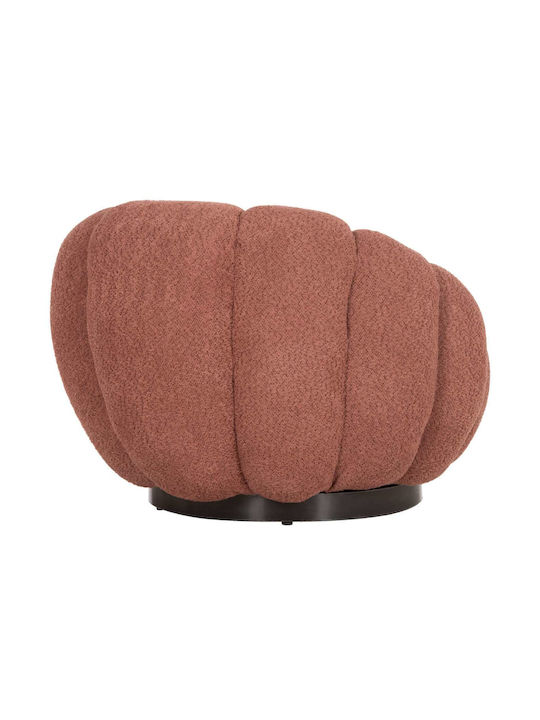 Sessel Drehbar Pink 90x93x65cm