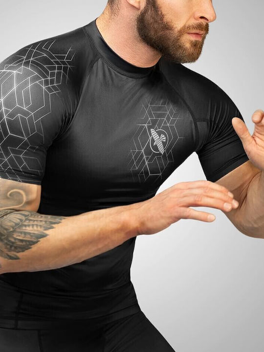 Hayabusa Men's Short Sleeve Shirt RG03-SS-G for Jiu-Jitsu Grey