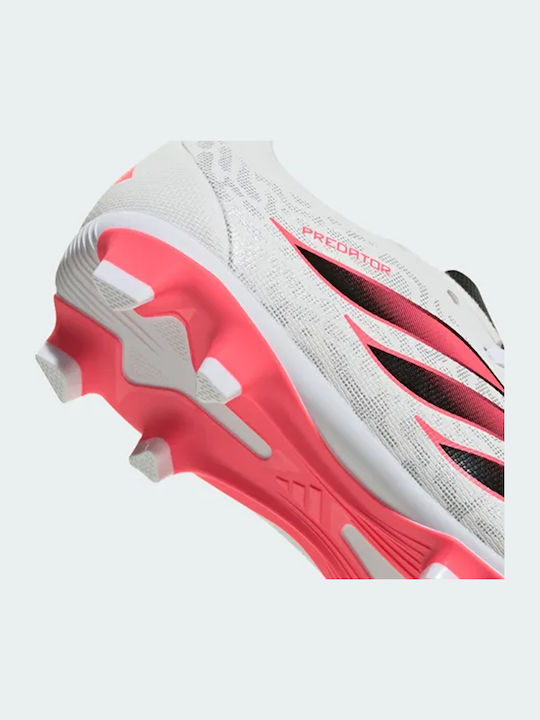 Predator Club FG/MG Kinder Fußballschuhe und Stollenschuhe mit Geformt Außensohle Weiß