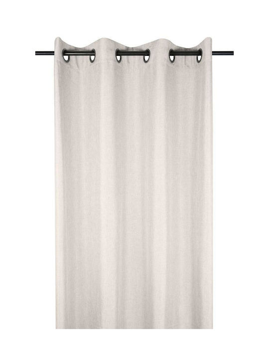 Bea Grommet Curtain White 140x280cm