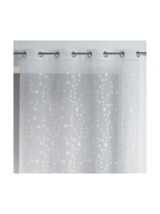 Douceur d'Intérieur Curtain with Grommets L-C Petite Fleur White 140x240cm