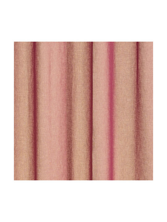 Κουρτίνα με Τρουκς Dark Pink 140x260εκ.