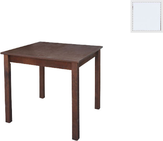 Ταβέρνας Λευκό 80x80x75εκ. Ταβέρνας Λευκό 80x80x75εκ.