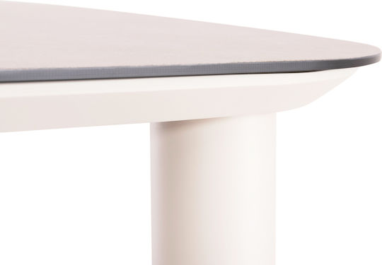 Dosun Table Dining Room with Ceramic Surface Cream 220x100x75cm