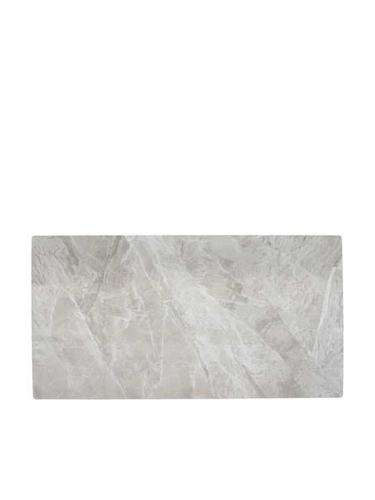 Bruno Table Dining Room Extendable with Stone Surface Grey Latte 160(+160)x90x75cm