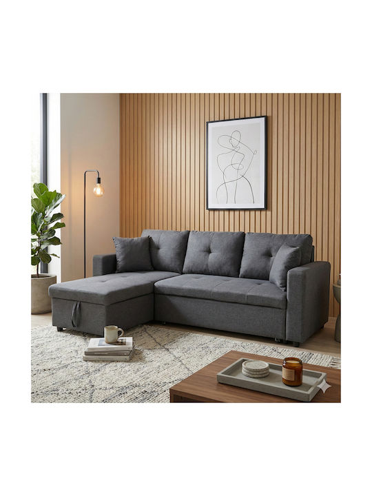 Marcela Ecke Sofa Sofa mit Umkehrbarer Winkel Gray 224x147x83cm