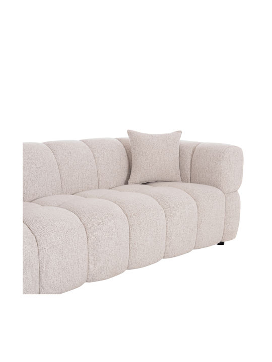 Norika Three-Seater Sofa Ecru 228x91x72 cm