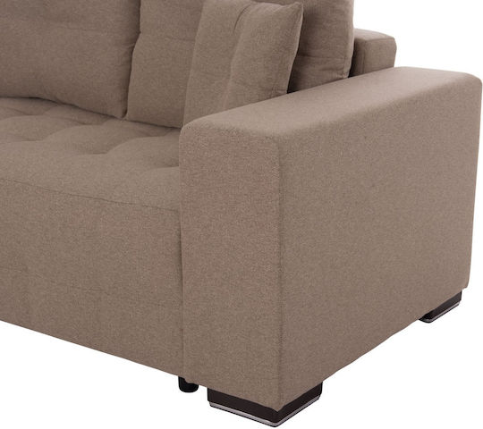 Ecksofa Schlafsofa Beiges 298x177x95cm