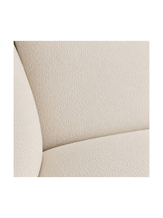 Novar Corner Couch with Right Corner Beige 255x157x77 cm