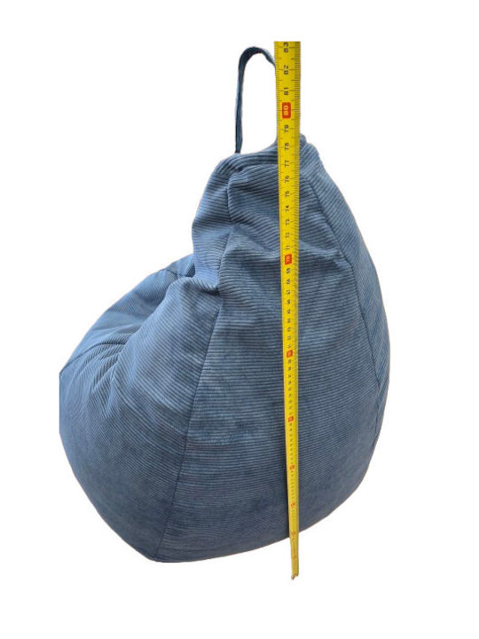 Pouf Birne Wasserdicht Teatro Navy 70x70x80cm A2TEAnavy-io
