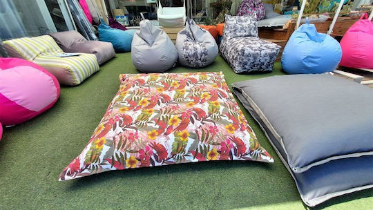 Pouf Maxilara Wasserdicht Schwimmend Grau 140x140x20cm