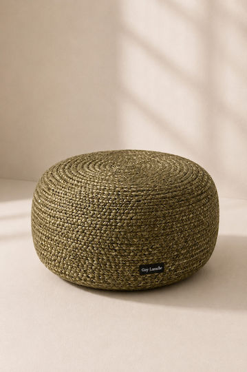 Πουφ Σκαμπό Αδιάβροχο Ottoman Olive 50x50x25cm