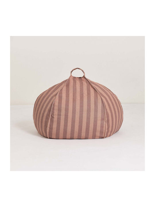 Nobodinoz Sitzsäcke & Poufs Nackenrolle Vibes Rosa Mauve 70x70x30cm