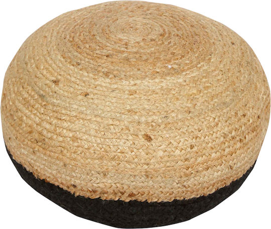 Inart Sitzsäcke & Poufs Μαξιλάρα Schwarz 40x40x30cm