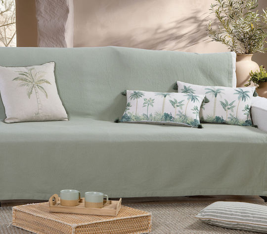 Nef-Nef Homeware Betty Three-Seater Sofa Throw 180x300cm Ecru
