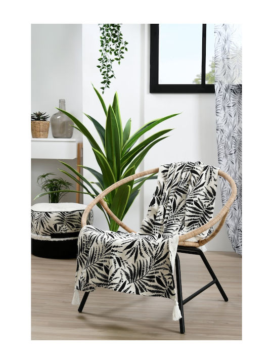 Ziana Armchair Throw 125x150cm Ecru