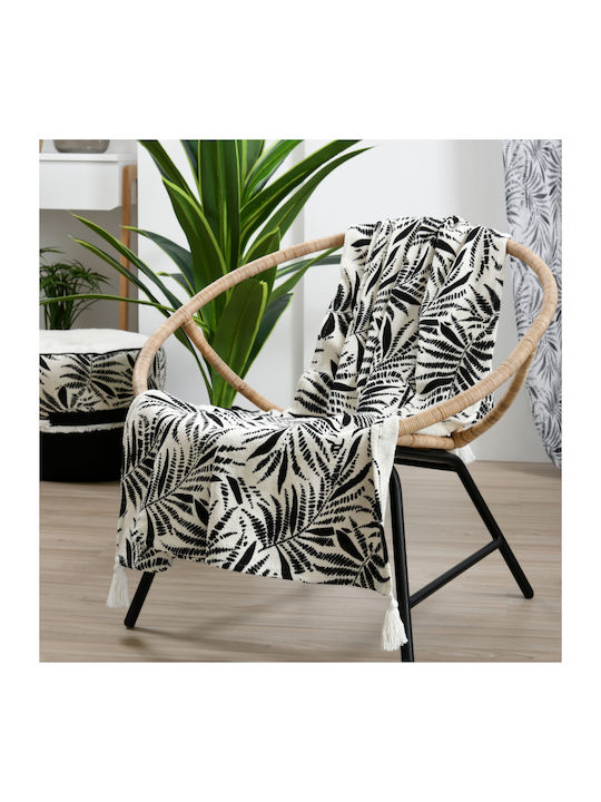 Ziana Armchair Throw 125x150cm Ecru