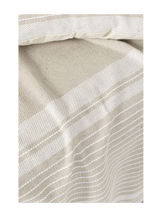 Nima Ριχτάρι Τριθέσιου Καναπέ Chenille 180x300εκ. Μπεζ