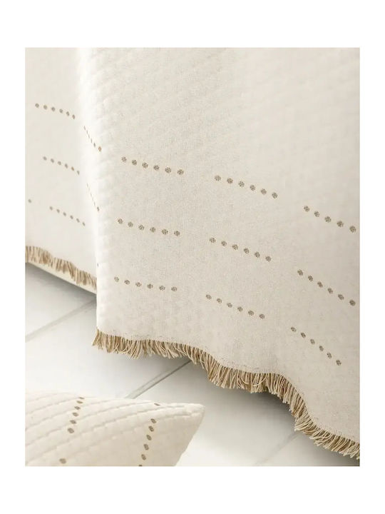Nima Ριχτάρι Τετραθέσιου Καναπέ Chenille 180x350εκ. Εκρού