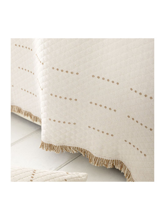 Nima Ριχτάρι Τετραθέσιου Καναπέ Chenille 180x350εκ. Εκρού